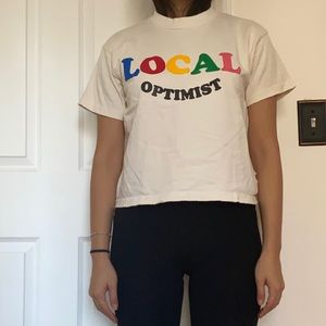 Mad happy local optimist t shirt